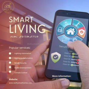 Modern Indian home with IoT-based smart devices and automation system