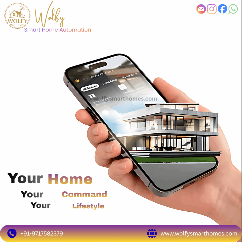 Smart home automation system project in Delhi