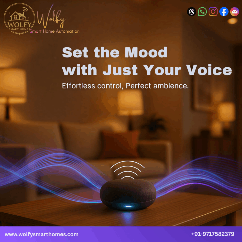 Smart home automation in Gurugram by Wolfy Smart Homes Automation