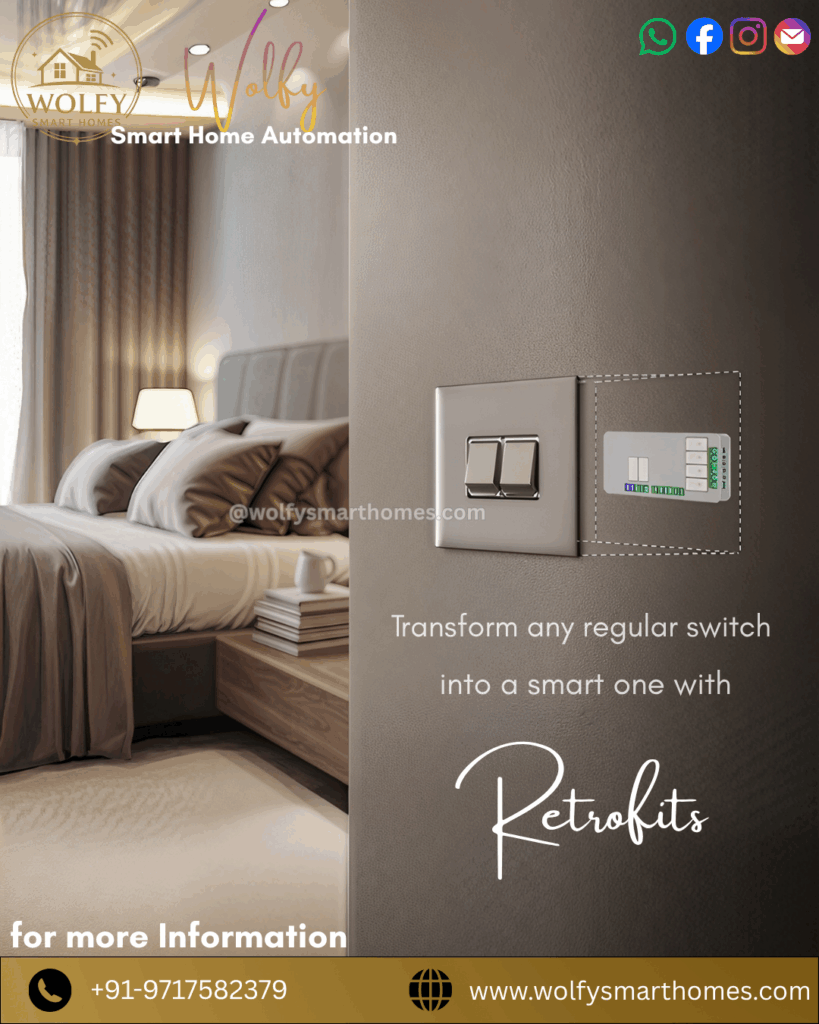 Retrofit home automation solution for traditional switches by wolfy smart homes