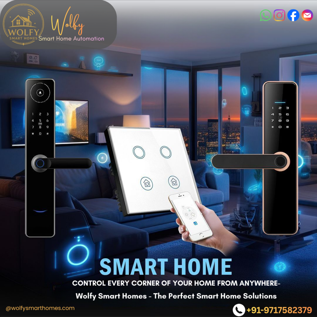 modern living room with smart home essentials for stress-free living