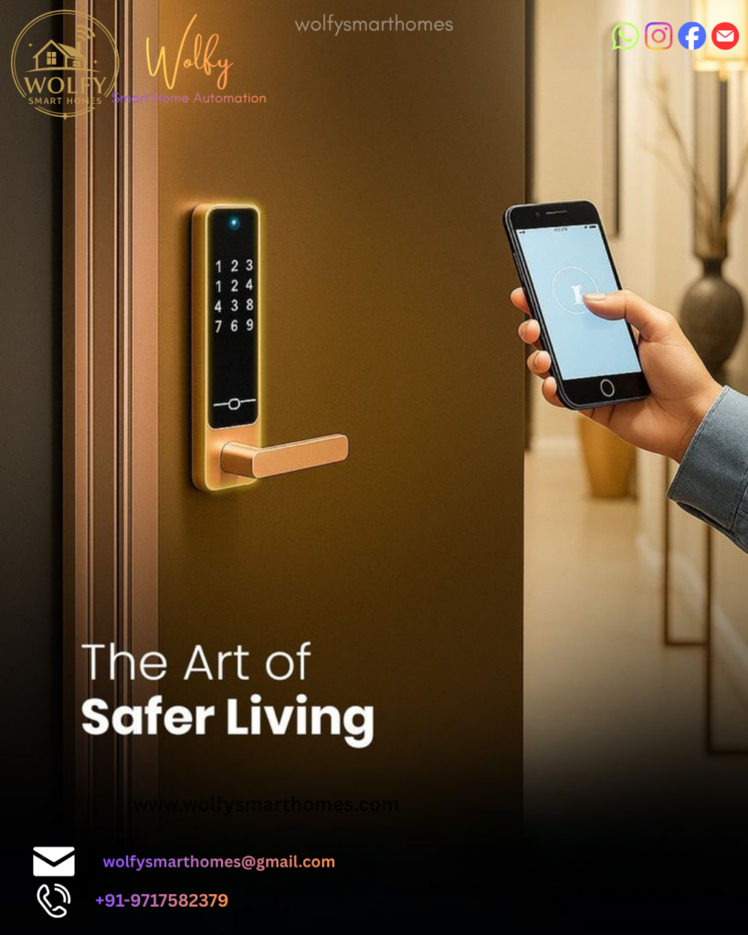 Wolfy smart door locks for advanced home protection