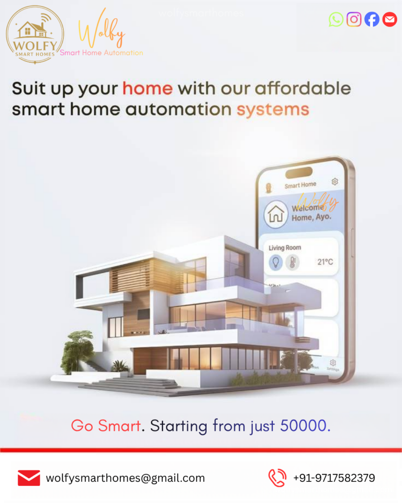smart home automation package starting at Rs 50000